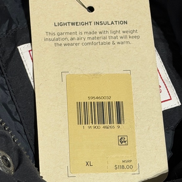 Levi's Black and Tan Puffer Vest - Picture 4 of 5